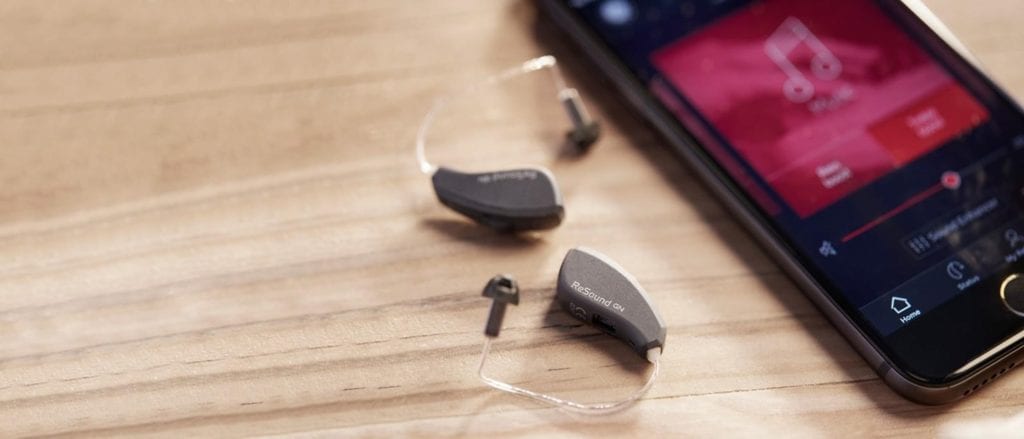 ReSound hearing aids and smart phone